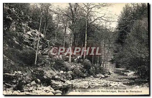 Cartes postales Avallon Vallee du Cousin Coin de la Riviere pres du Moulin Leger Route de Pontaubert