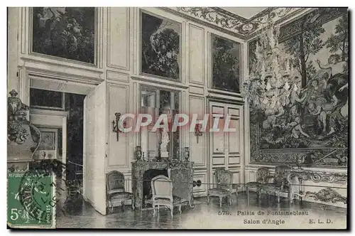 Cartes postales Palais de Fontainebleau Salon d&#39Angle