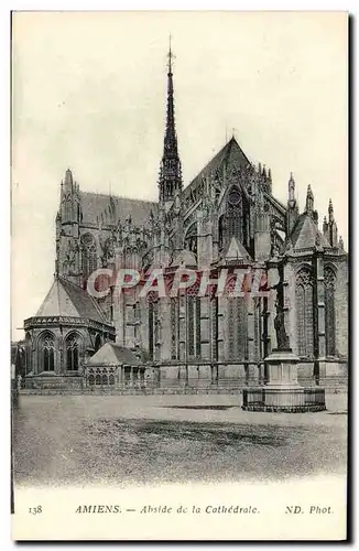 Ansichtskarte AK Amiens Abside de la Cathedrale