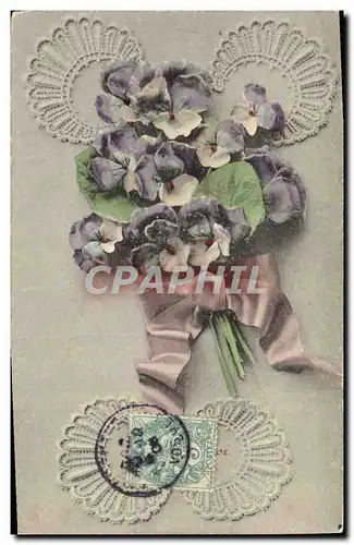 Cartes postales Fantaisie Fleurs