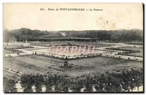 Ansichtskarte AK Palais de Fontainebleau Le Parterre