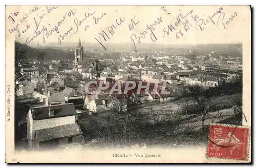 Cartes postales Creil Vue Generale