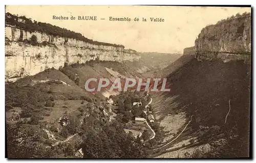 Cartes postales Roche de Baume Ensemble de la Vallee