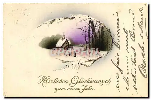 Cartes postales Herxlichen Gluckerensch zum neuen Fahre