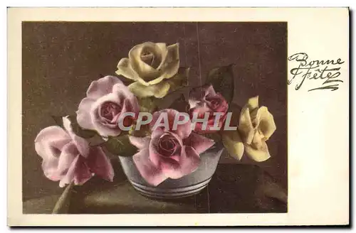 Cartes postales Bonne Fete Fleurs