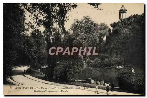 Ansichtskarte AK Paris Le parc des Buttes Chaumont