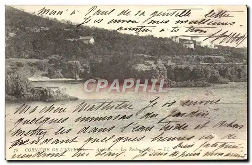 Cartes postales Corniche De L&#39Esterel Antheor Les roches rouges