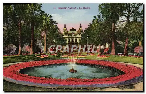 Cartes postales Monte Carlo Le Casino