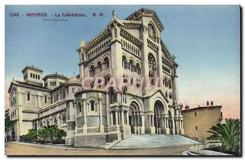 Cartes postales Monaco La Cathedrale