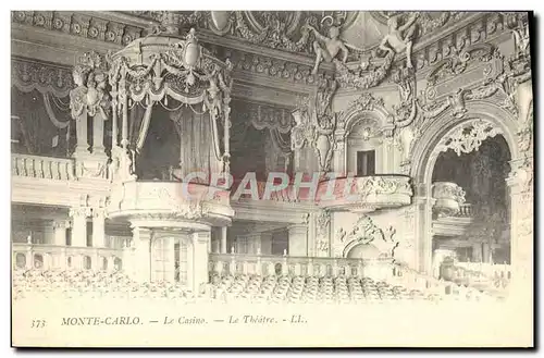 Cartes postales Monte Carlo Le theatre