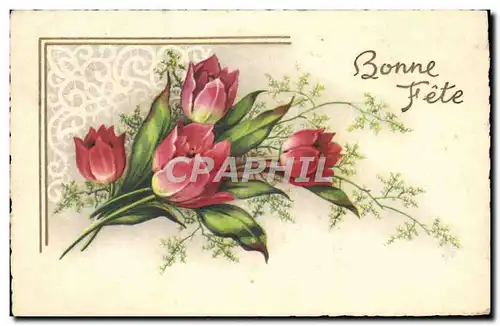 Cartes postales Bonne Fete Fleurs