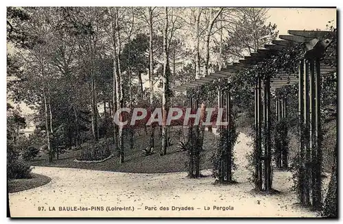 Cartes postales La Baule les Pins Parc des dryades La pergola