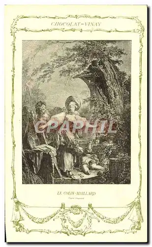 Ansichtskarte AK Fantaisie Publicite Chocolat Vinay Le Colin Maillard Fragonard