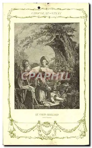 Ansichtskarte AK Fantaisie Publicite Chocolat Vivay Le Colin Maillard Fragonard