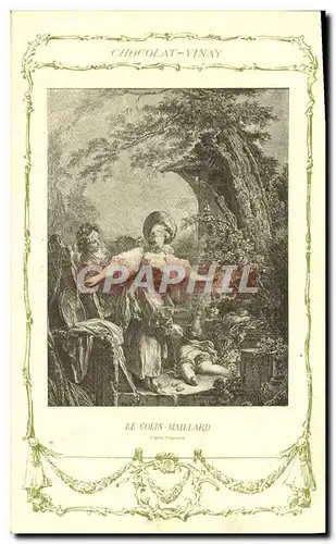 Ansichtskarte AK Fantaisie Publicite Chocolat Vivay La Colin Maillard Fragonard