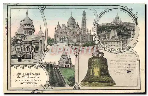 Cartes postales Paris Montmartre Cloche