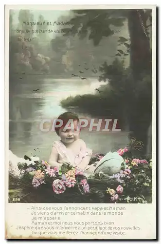 Cartes postales Fantaisie Enfant Bebe