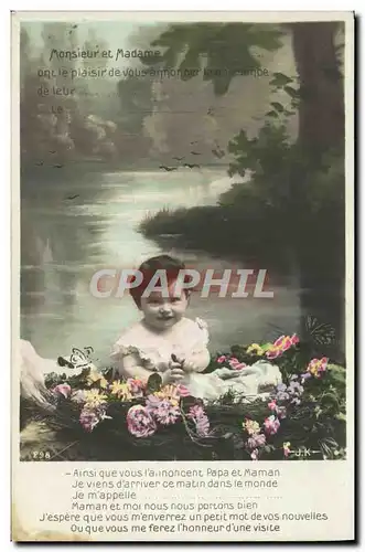 Cartes postales Fantaisie Enfant Bebe