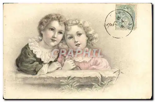 Cartes postales Fantaisie Enfants Poupee