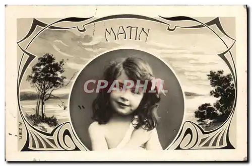 Cartes postales Fantaisie Enfant Matin