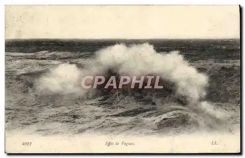 Cartes postales Fantaisie Effet de vagues