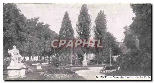 Ansichtskarte AK Niort Vue du jardin de la Breche