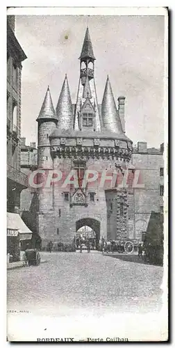 Cartes postales Bordeaux Porte Cailhau