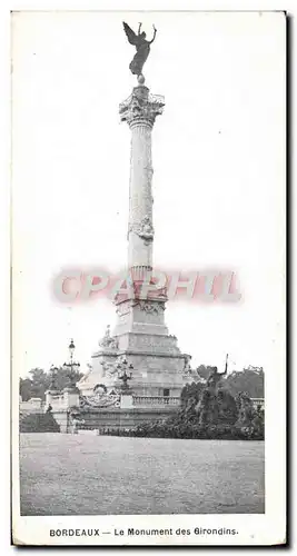 Cartes postales Bordeaux Le monument des Girondins