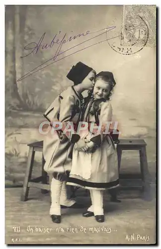 Cartes postales Fantaisie Enfants Folklore