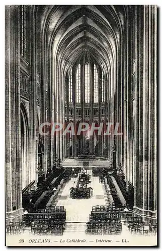 Ansichtskarte AK Orleans La Cathedrale Interieur