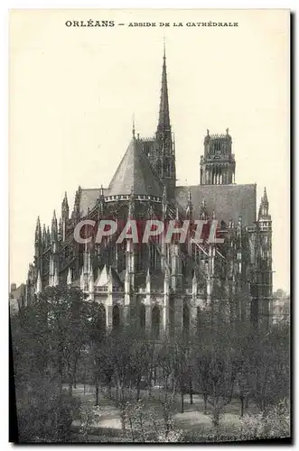 Cartes postales Orleans Abside De La Cathedrale