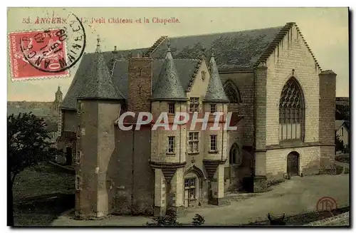 Cartes postales Angers Petit Chateau Et La Chapelle