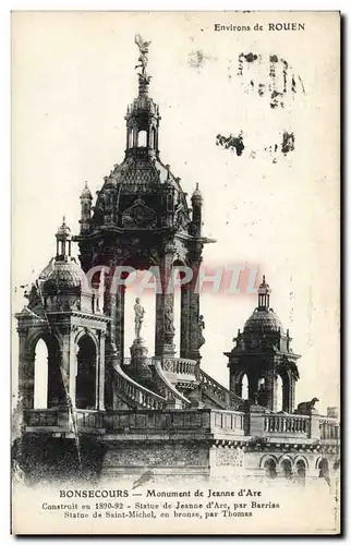 Cartes postales Bonsecours Monument De Jeanne D&#39Arc