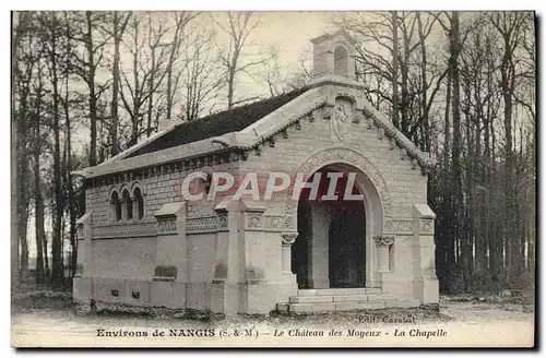 Ansichtskarte AK Environs De Nangis Le Chateau Des Moyeux La Chapelle