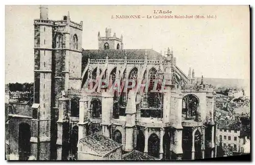 Cartes postales L&#39Aude Narbonne La Cathedrale Saint Just