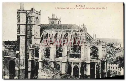 Cartes postales L'Aude Narbonne La Cathedrale Saint Just