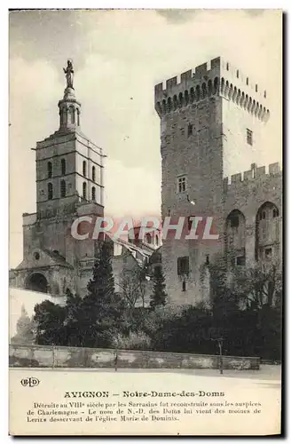 Cartes postales Avignon Notre Dame Des Doms