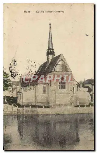 Ansichtskarte AK Sens Eglise Saint Maurice