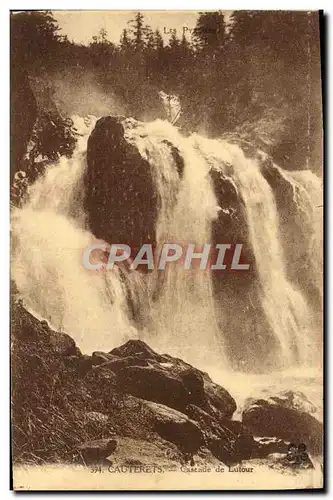 Ansichtskarte AK Cauterets Cascade De Lutour