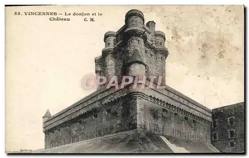 Cartes postales Vincennes Le Donjon Et Le Chateau