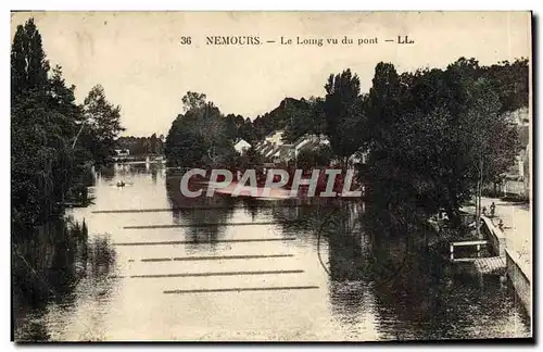 Ansichtskarte AK Nemours Le Loing Vu Du Pont