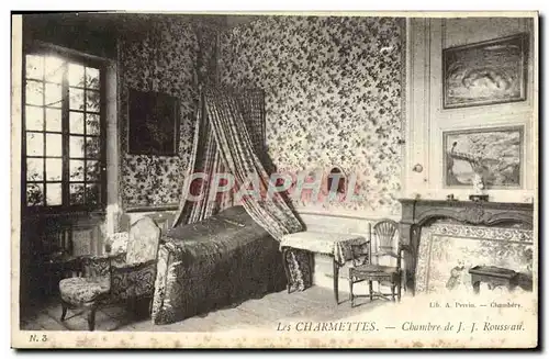 Cartes postales Les Charmettes Chambre De JJ Rousseau