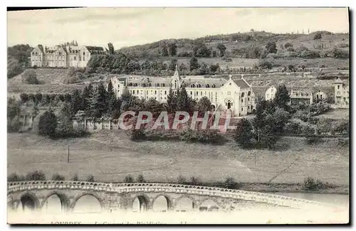 Ansichtskarte AK Lourdes Le couvent des Benedictins