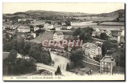 Cartes postales Lourdes Le Pont Du Boulevard