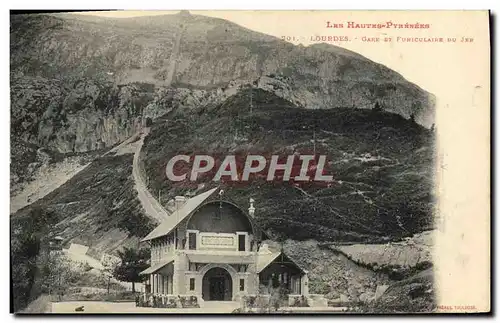 Cartes postales Lourdes Gare Et Funiculaire Du Jer