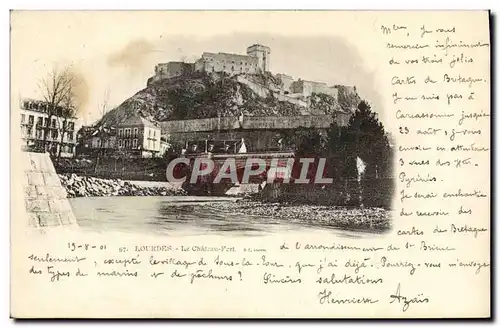 Cartes postales Lourdes Le Chateau Fort