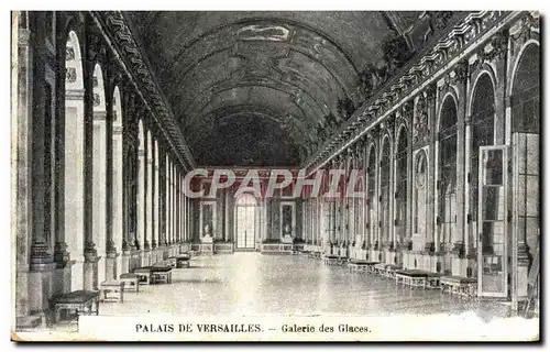 Ansichtskarte AK Palais De Versailles Galerie Des Glaces