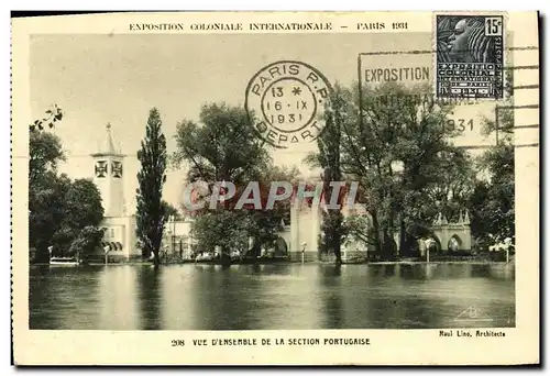 Ansichtskarte AK Paris Exposition coloniale internationale Paris Vue d&#39ensemble de la section portugaise