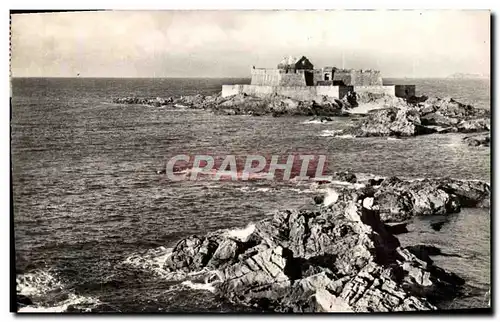 Moderne Karte En Bretagne Saint Malo Fort National