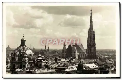 Cartes postales moderne Blick Hochhaus Stephanskioche Wien